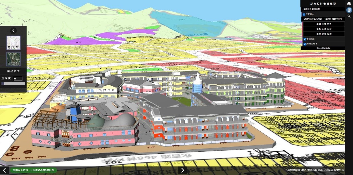 建築師上傳SketchUp建築概念設計模型，提供專家審議閱覽